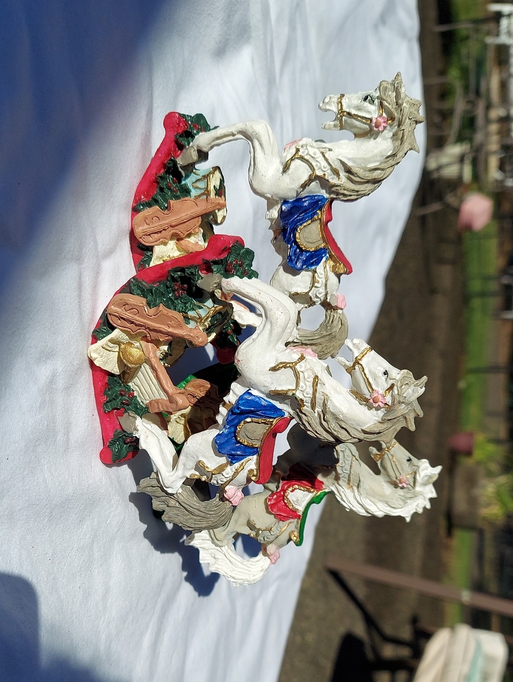Carousel Horse Figurines Set- Heavy